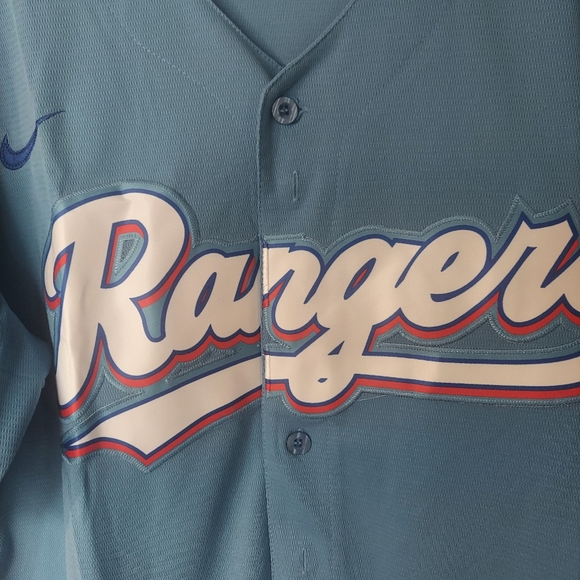 Adolis Garcia Texas Rangers Baby Blue Stitched Jersey. NWT & Ships Same Day - Picture 3 of 8